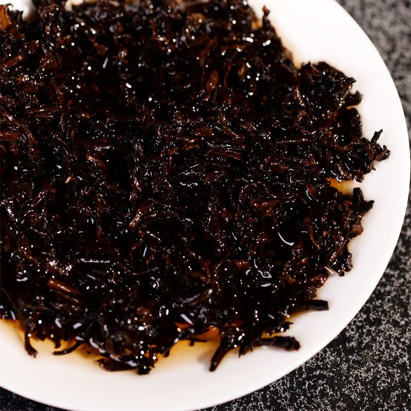 357g 2015 Yunnan Menghai Qiaomu Qizi Cake Pu'er Tea Ripe Tea
