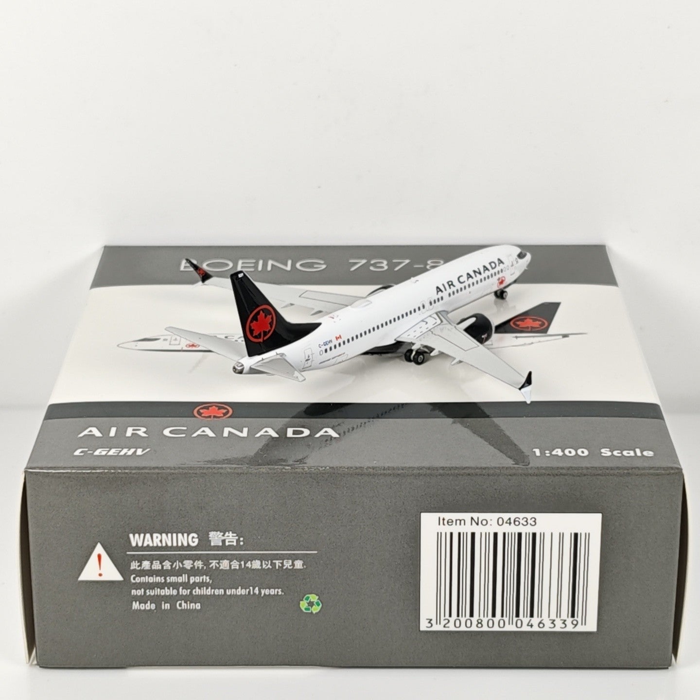 1:400 Phoenix Canada B737 MAX 8 Passenger Airplane Diecast Aircraft Plane Model