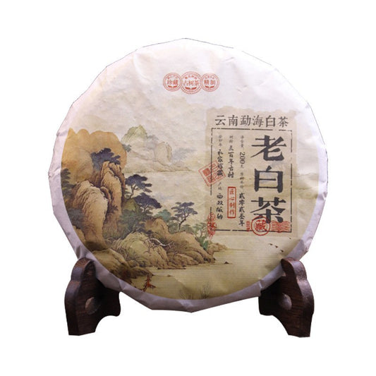 1000g 2023 White Tea Cake Menghai Tea Yunnan Pu'er Tea Aged White Tea Sweet