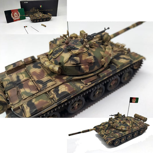 1/72 Fingertip Afghan T62BDD 1984 Main Battle Tank Camouflage Finished Model