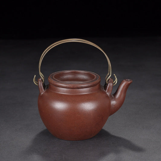 Chinese Yixing Zisha Clay Handmade Exquisite Teapot(蛋包 底款:周桂珍)