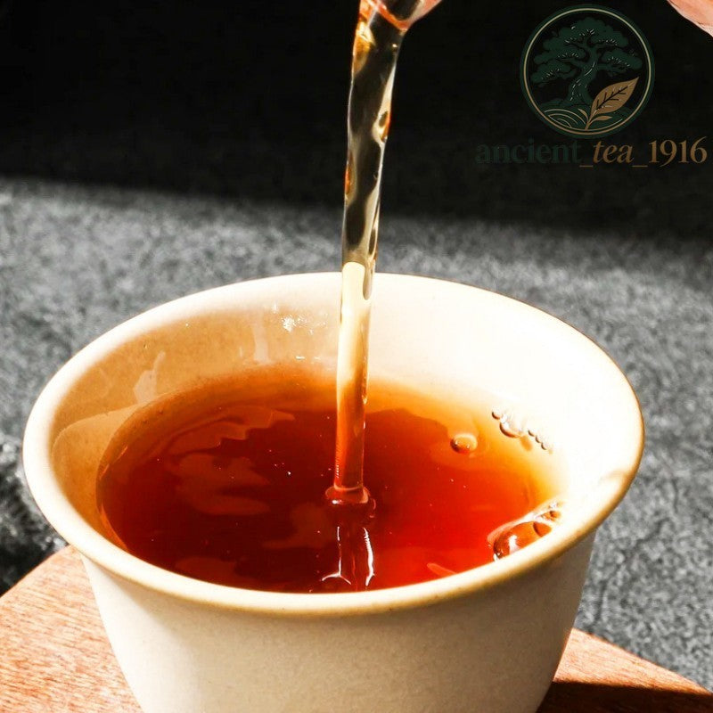357g Ripe Pu'er Tea Cake Yunnan Jasmine Scented Aged Compressed Tea