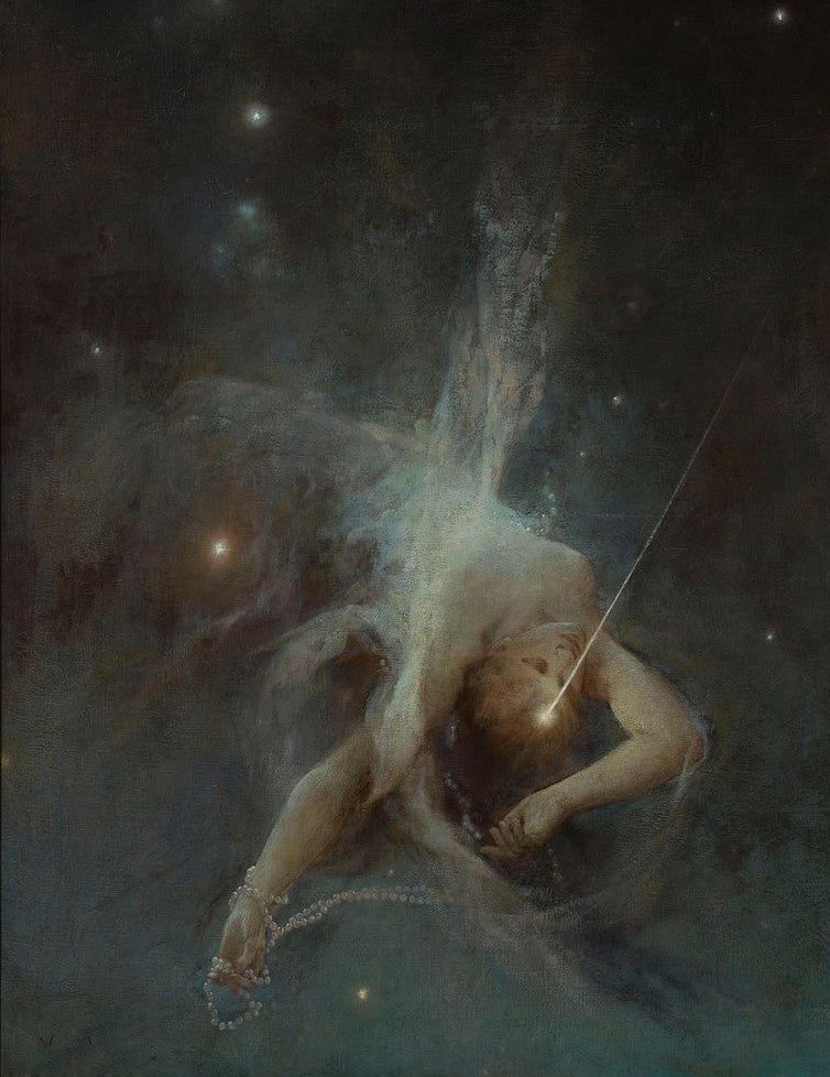 high quality oil painting handpainted on canvas "a shooting star "