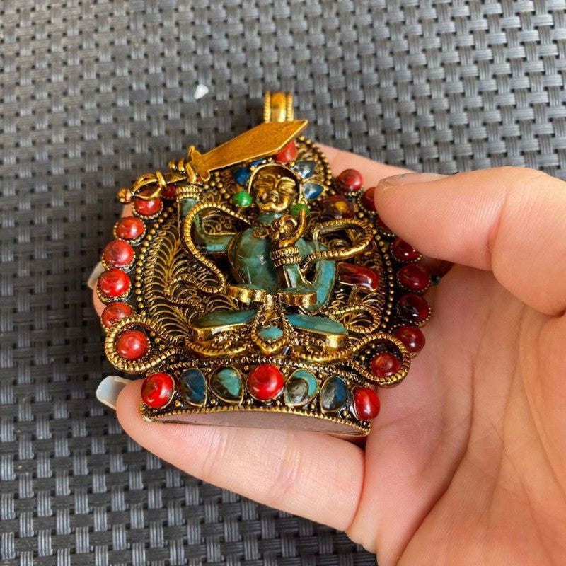 Buddhist Supplies Buddha Statue Nepalese Handmade Bodyguard Buddha Pendant Brand