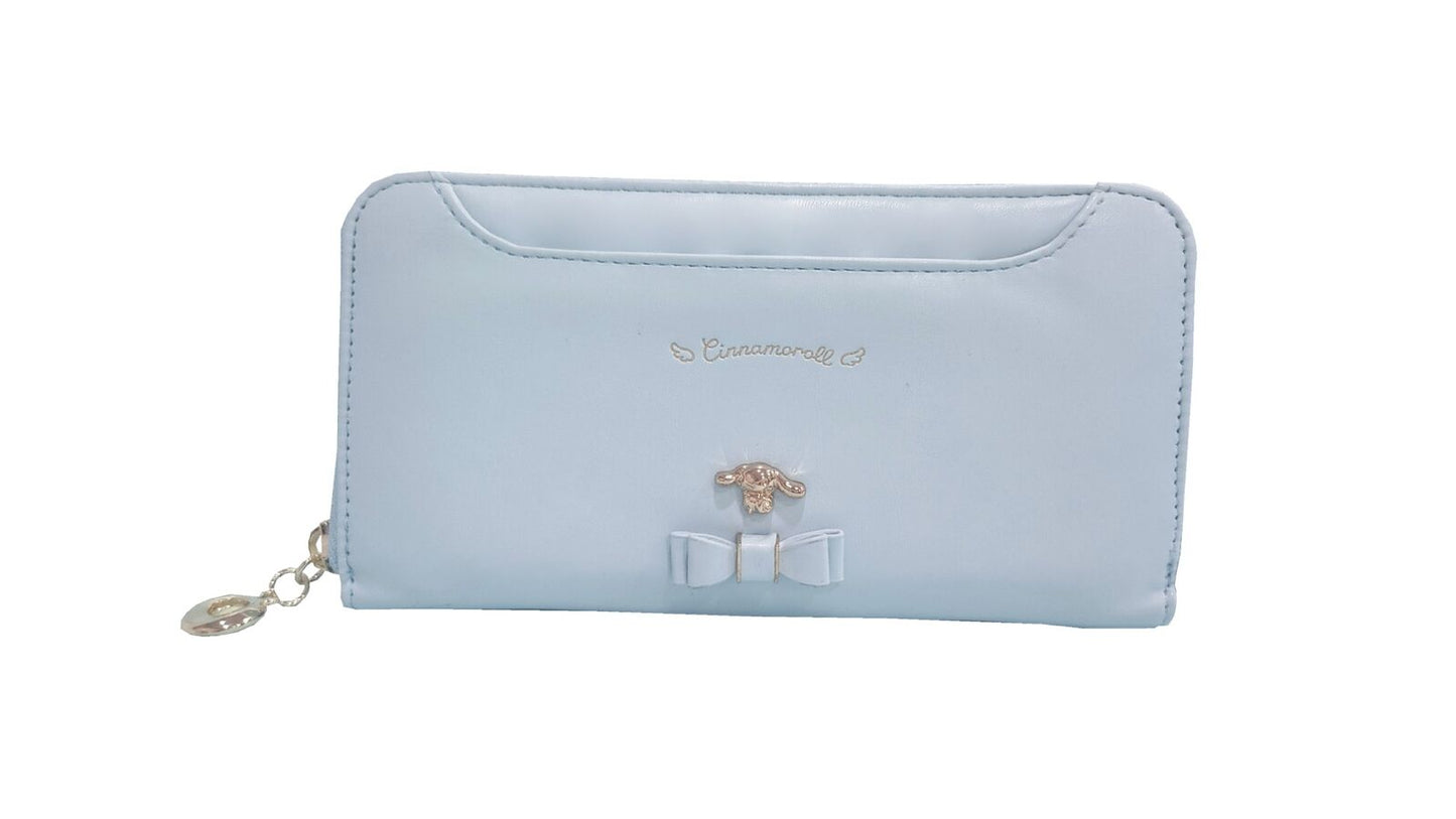 New Cinnamoroll kuromi Cute Long Wallet Silver Bag Handheld Bag in Stock