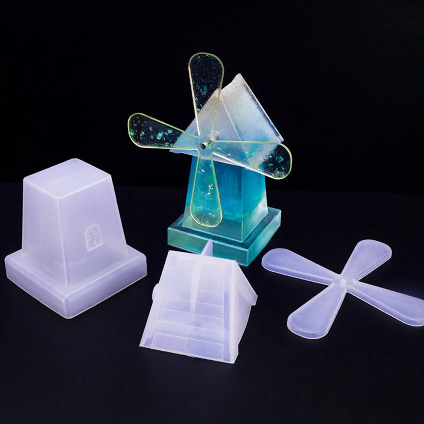 Soft Silicone Mould Resin Epoxy Casting Ornament Home DIY Candle Soap Mold