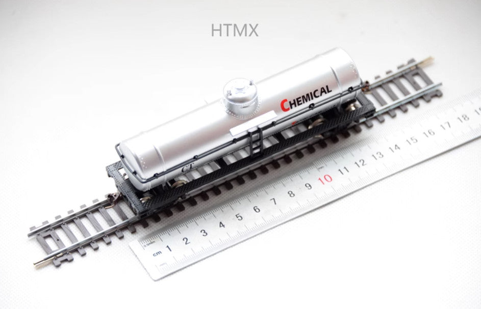 HO Type 1/87 Train Model Railway Train Model Toy Oil Tanker Transport Vehicle