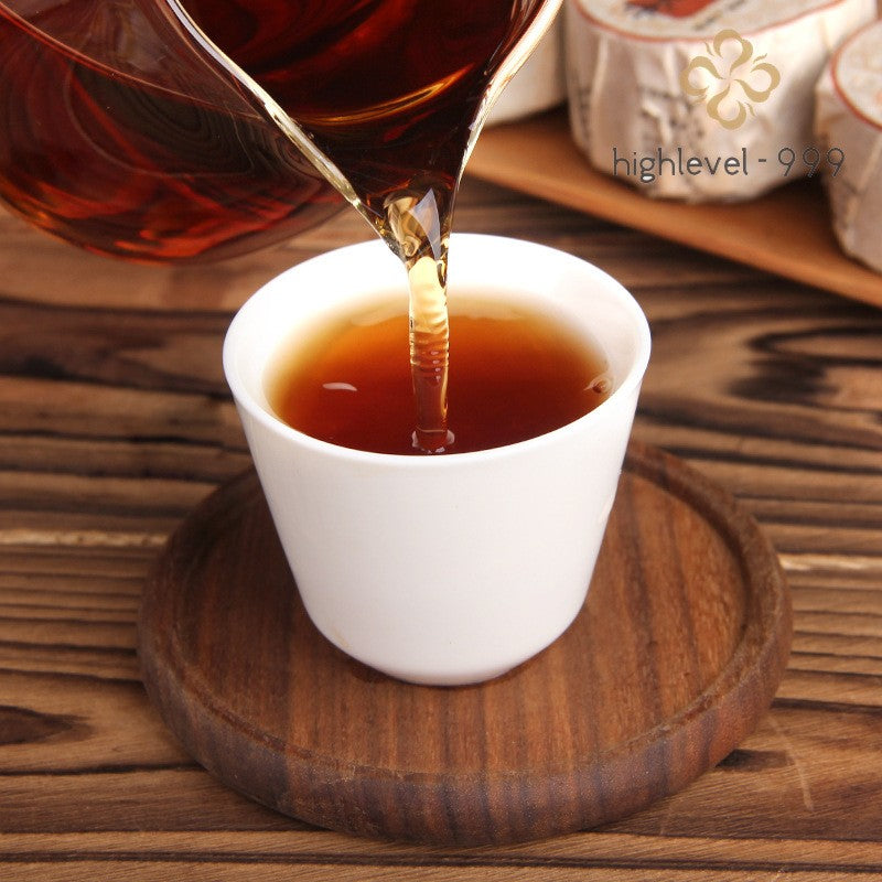 500g Ripe Pu'er Tea Column Xinhui Dried Citrus Peel Aged Yunnan Leaf Tea
