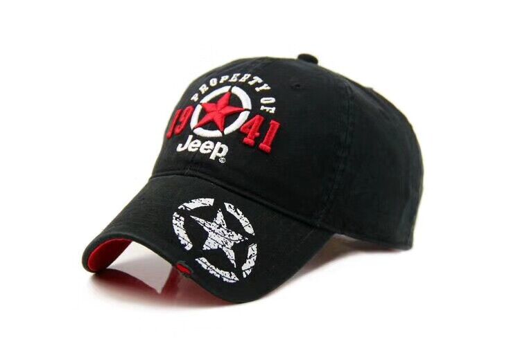 1941 Jeep Hat Nautica Champion NS83 Sport Baseball Cap White Blue Adjustable