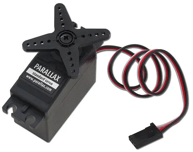 Parallax 900-00005 Standard Servo Motor, 180° Range of Motion, 38oz-in Torque