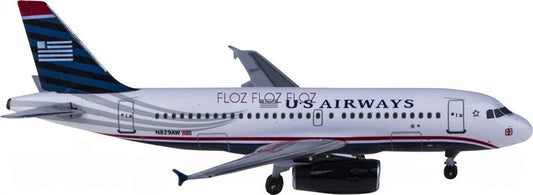 for AeroClassics for US Airways for Airbus A319 N829AW 1:400 Airplane Model
