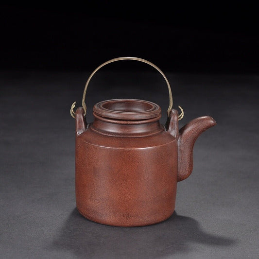 Chinese Yixing Zisha Clay Handmade Exquisite Teapot (洋桶 底款:周桂珍)
