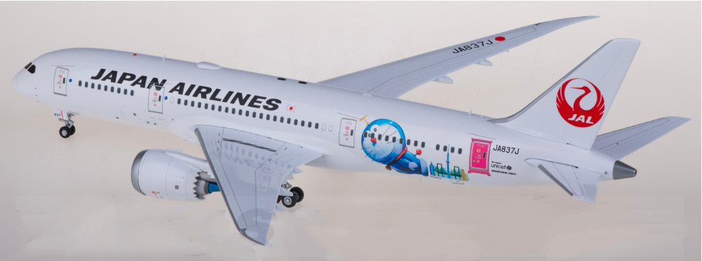1:200 SQ Wings Japan Airlines B787-8 JA837J Passenger Airplane Diecast Model