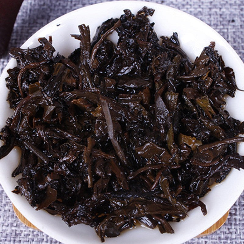 357g Pu Erh Tea Cake Pu'er Tea Ripe Tea Ban Zhang Jinya Yunnan Qizi Cake Tea