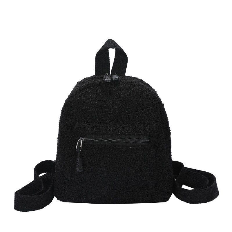 Kids Mini Backpack School Bag Shopping Shoulder Purse 18*21*11CM Polyester Khaki