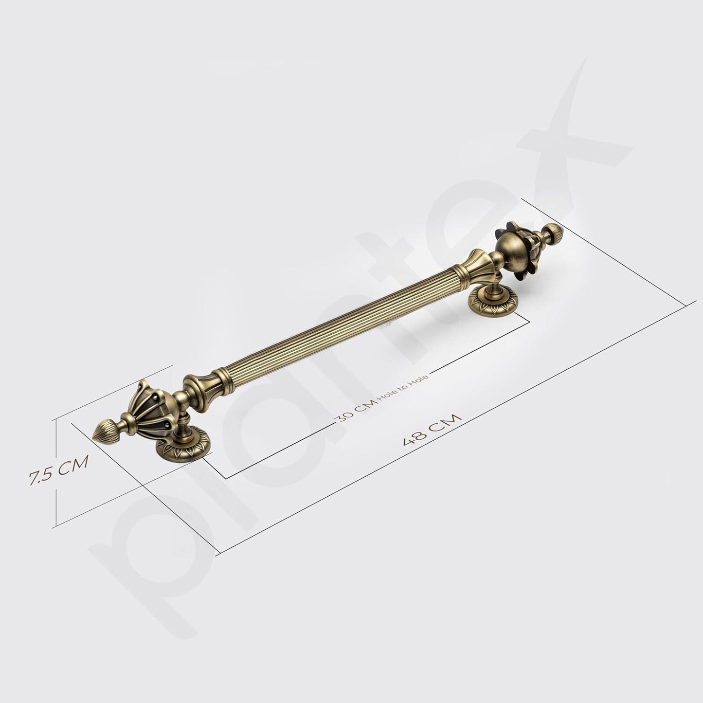 Set of 2 Antique Look Main Door Handle Pull Push Door Handle Door Accessories