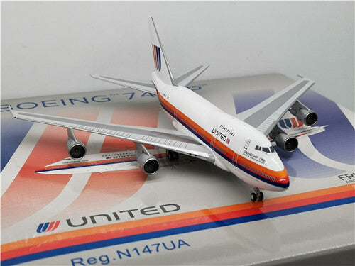 NG MODEL for UNITED Airlines for BOEING B747SP N147UA FRIENDSHIP ONE 1:400 model