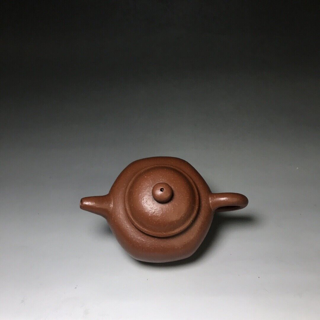 Chinese Yixing Zisha Clay Handmade Exquisite Teapot(鼓腹壶 底款:孟臣)