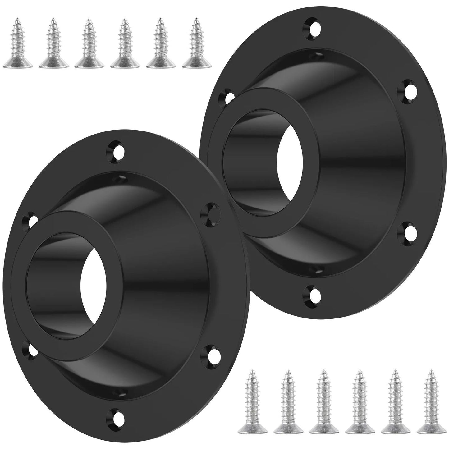RV Table Bases Aluminium Floor Fixed Mount Pedestal Replace Kits Camper Black