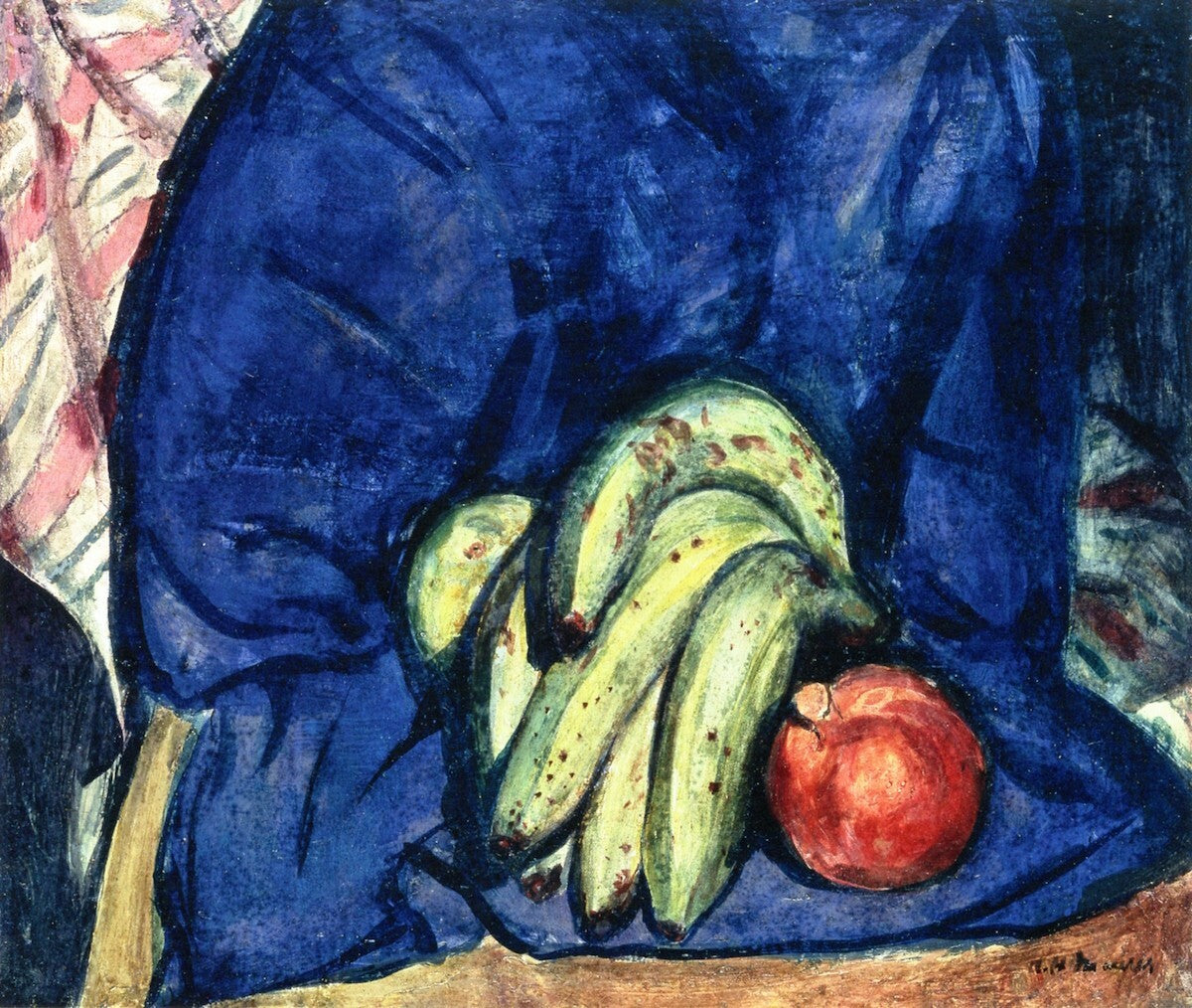 Dream-art Oil paint Still-Life-with-Bananas-and-Pomegranate-Alfred-Henry-Maurer-