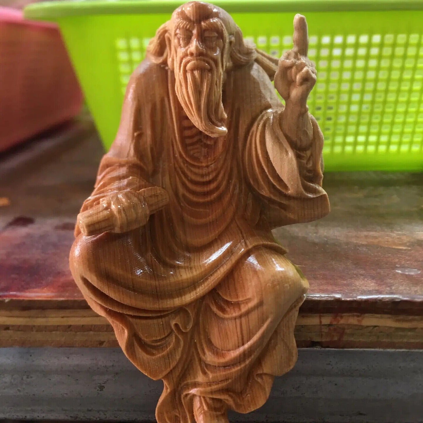 Boxwood Carvings Tea Pets,Zen Carving Crafts, Art Wood Statues,Sculptures Decor