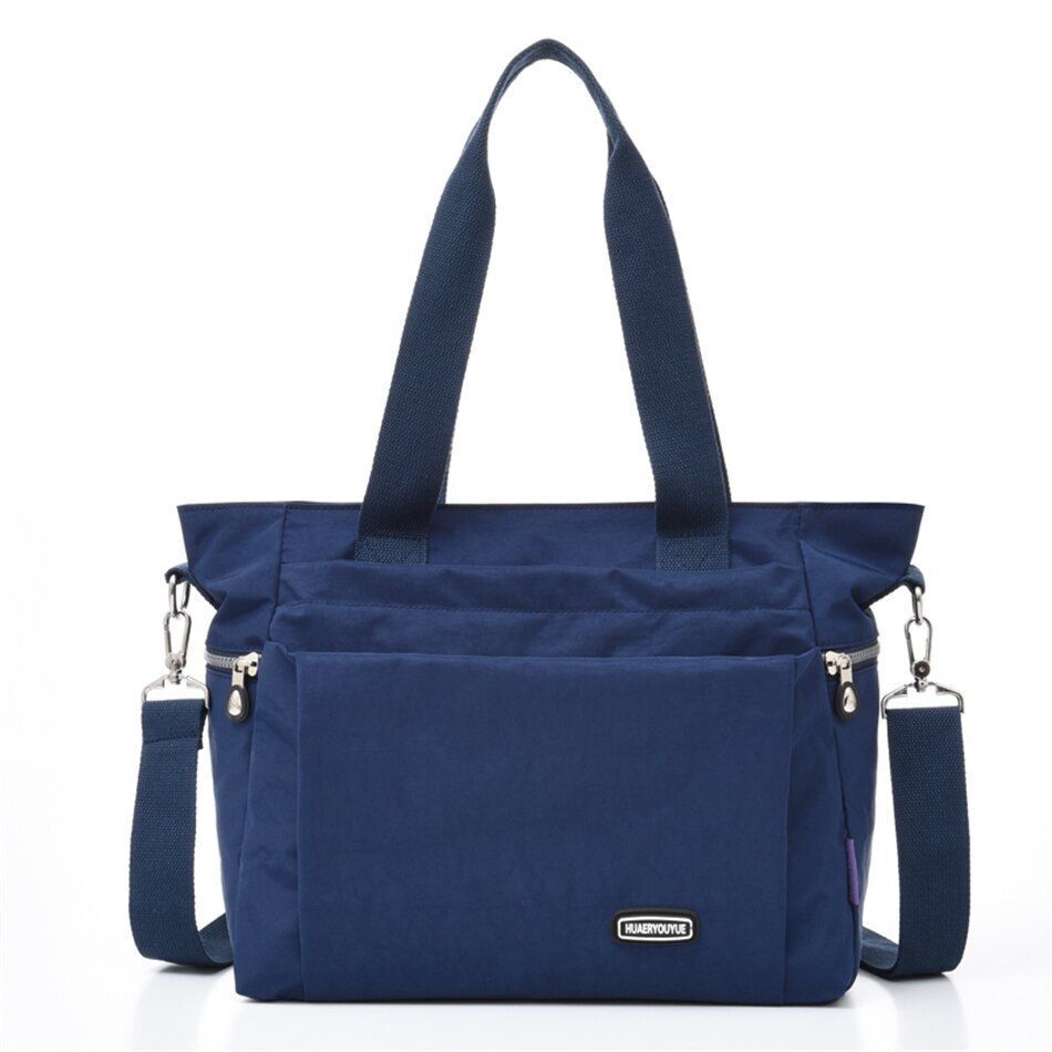 Fall Large Capacity Travel Shoulder Bag Canvas Casual Tote Purse Handbag Nylon