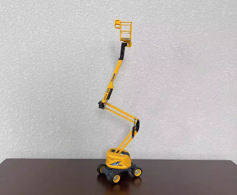 1:35 XCMG XGA16 Articulating Boom Aerial Work Platform Crane Diecast Model
