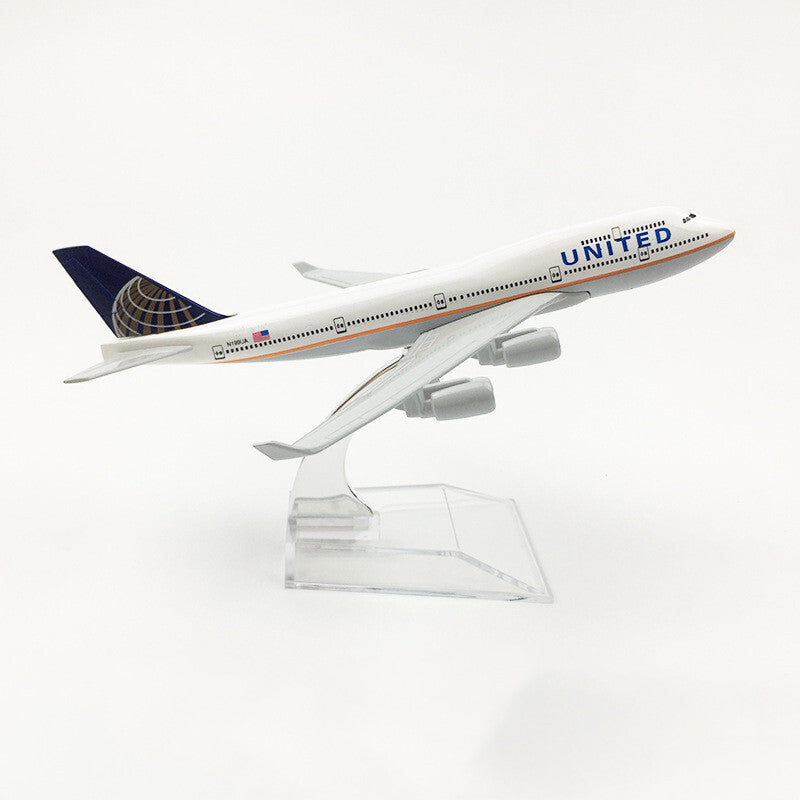 1/400 16cm US United Airlines B747 Model Plane Alloy Diecast Airplane Collection