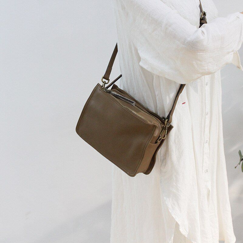 Handbags Small Women Bag Leather Flap Shoulder Bag Casual Zipper Crossbody Bags