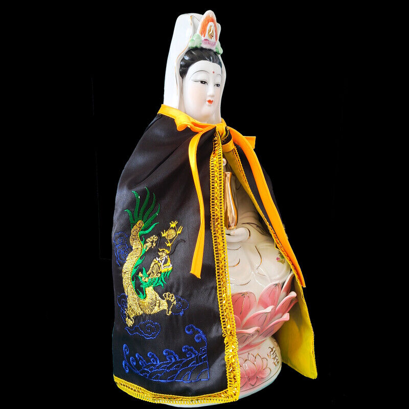 Guanyin Lotus Buddha Statue Cloak Decor Clothes Buddha figure cape Home