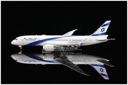 1:400 JC Wings El Al BOEING 787-8 Passenger Airplane Flap Down Diecast Model