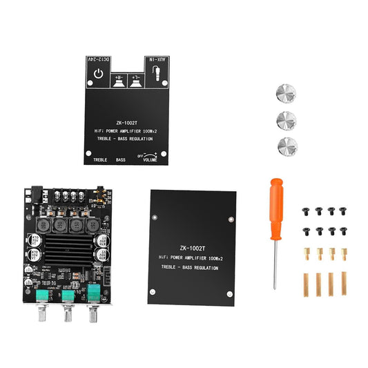 ZK-1002T Bluetooth 5.0 Amplifier Board 200W Dual TPA3116D2 Hifi Audio AMP New