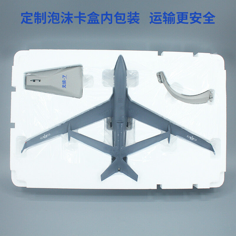 1:48 30CM AF1 CHINA WZ-7 Unmanned Reconnaissance Aircraft Fighter Diecast Model
