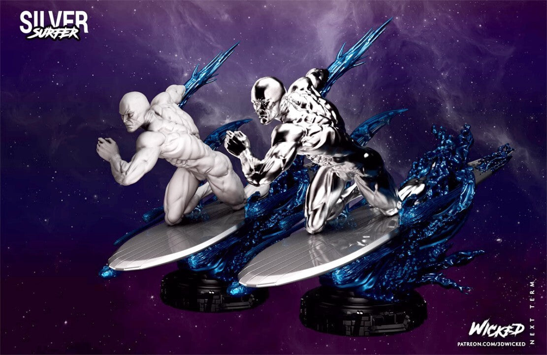 1/24 resin figure model Science Fiction Hero Silver Shadow Hero Unassembled