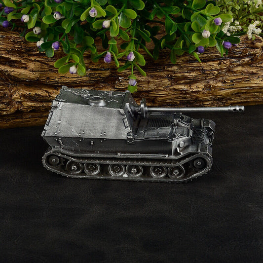 1:72 WW II Germany Jagdpanzer TIGER/P Tank Model All-metal Silver