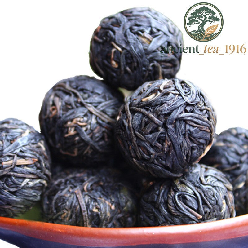 250g Jing Mai Zi Juan Long Zhu Pu-erh Tea Tuo Raw Puer Tea Pu'er Purple Leaf