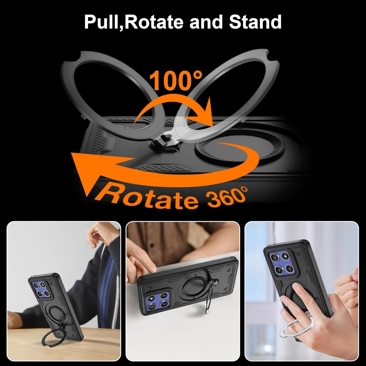 For Motorola Moto G Stylus 5G 2025 Magnetic Case,Compatible with Magsafe & [HD S