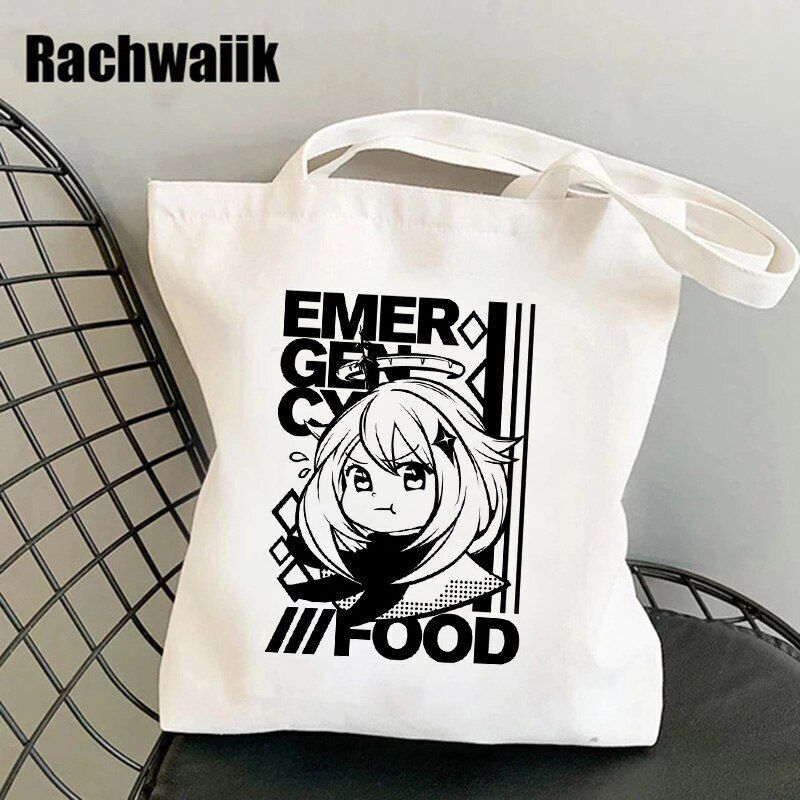 Shopping Bag Graphic Tote Purse Canvas Shoulder Bag Eco Large-capacity Polyester