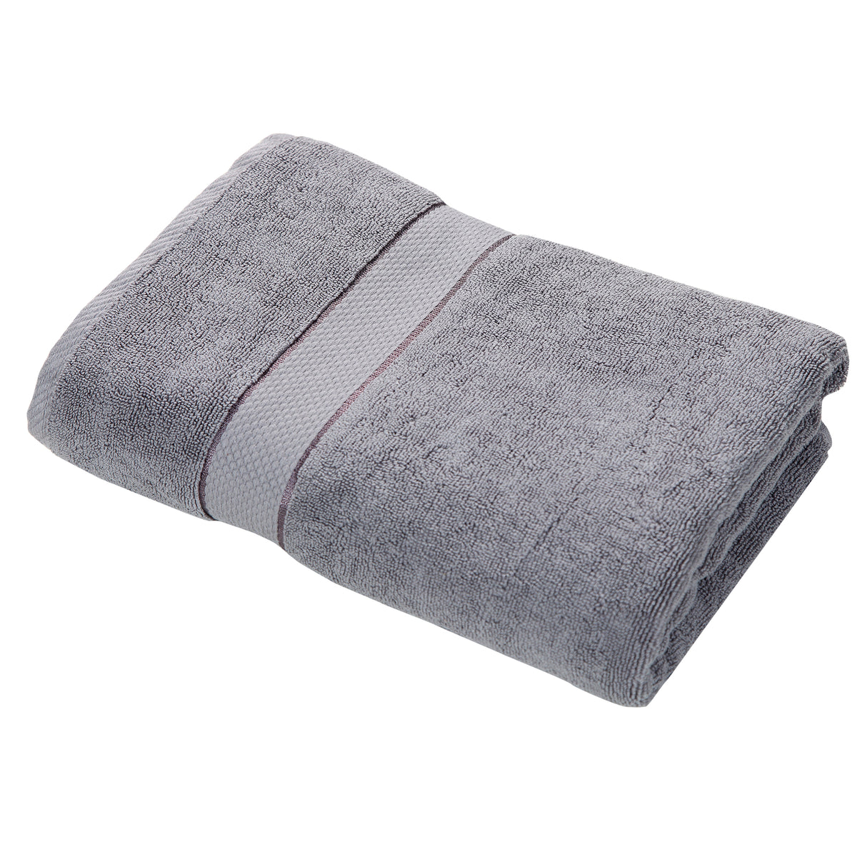 Platinum Color Bath Towel Set of 2 (100% Cotton, 27" x 56", GSM 620)