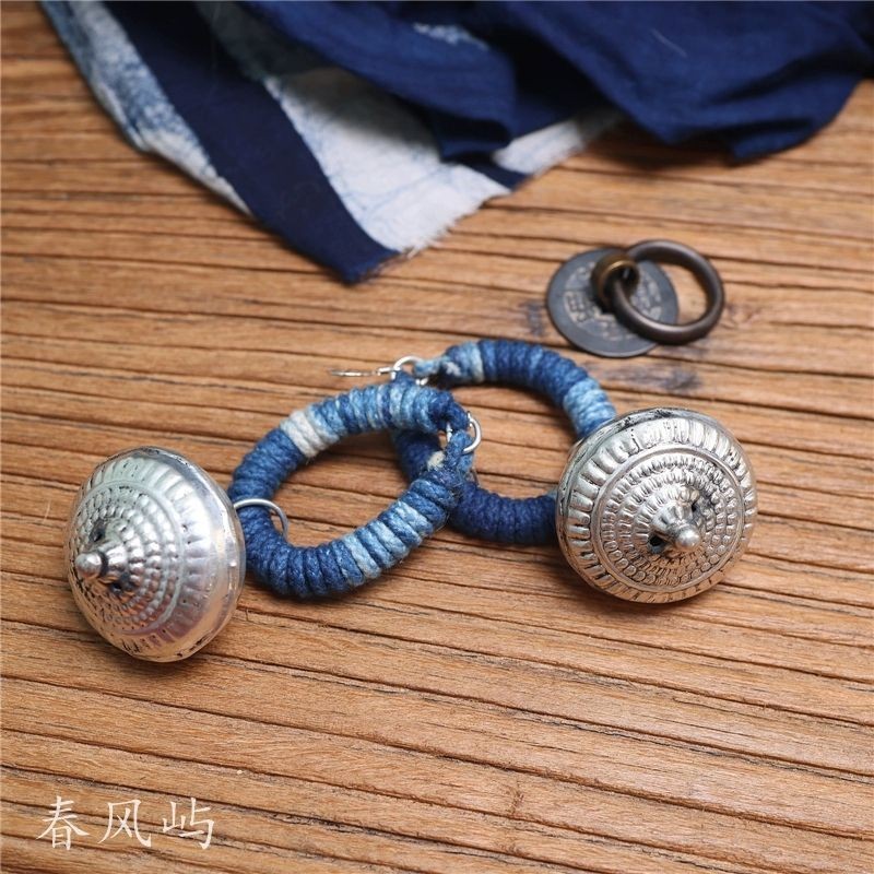 Moroccan Vintage Ethnic Earrings Bohemian Bell Dangle Earrings for Women