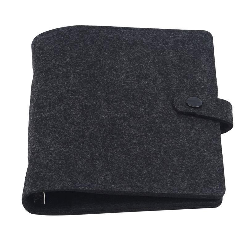 Notebook A5 A6 Felt Shell Fabric Loose Leaf DIY Planner Inner Page Ring Binders