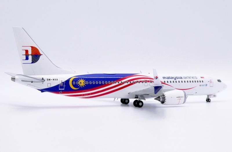 1:200 JC Wings malaysia airlines BOEING 737-8MAX Airplane Diecast Aircraft Model
