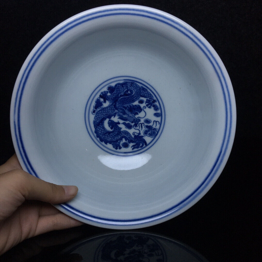 Ancient Chinese Blue and White Porcelain Bowl