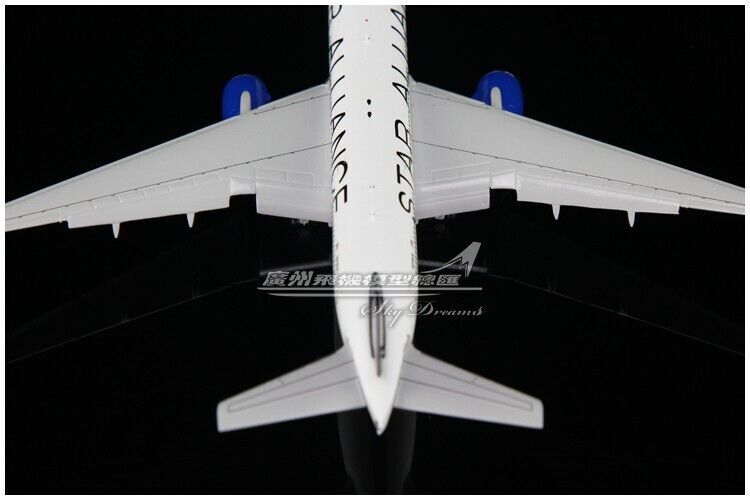 1:400 JC Wings UNITED STAR ALLIANCE B777-200ER Airplane Flap Down Diecast Model