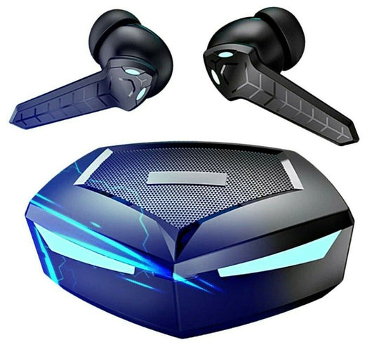 Headphones Wireless Earbuds Bluetooth Headset True Black in ear Dual Gaming US*
