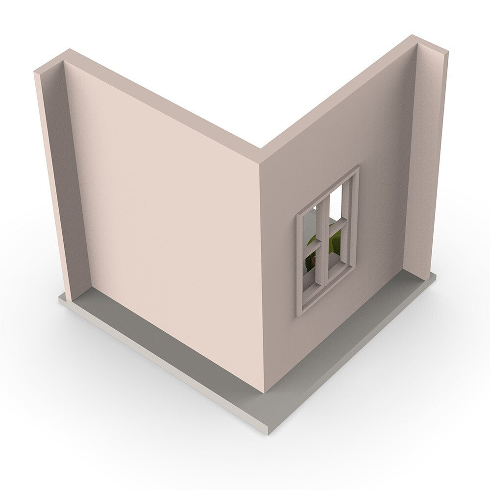SSMODEL LYT87061 1/87 HO Scene Model A Corner Of The House