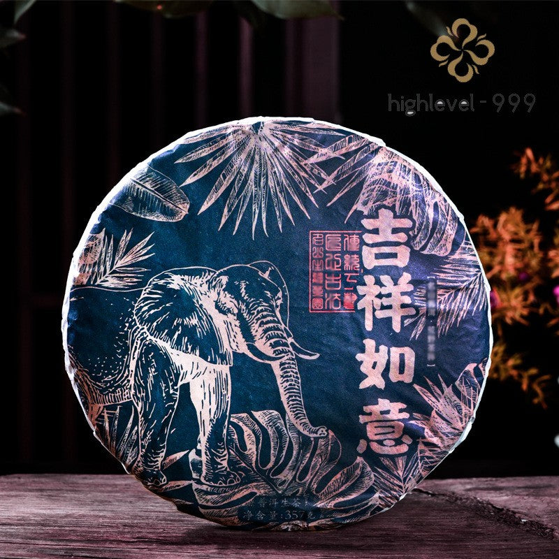 357g Raw Puer Tea 2020 Early Spring Bulang Mountain Menghai Tea Cake