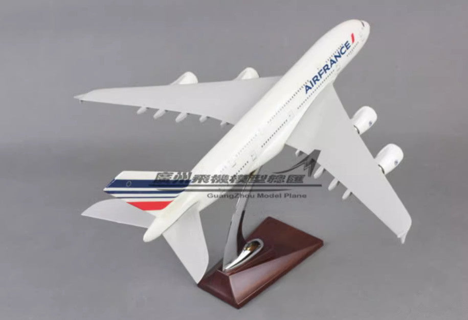 36CM AIR FRANCE AIRBUS A380 F-HPJC Passenger Plane Resin Aircraft Airplane Model