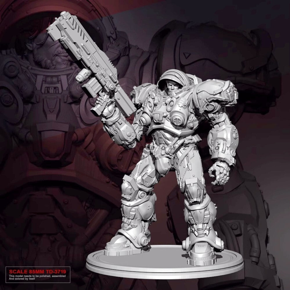 1/24 76mm Resin Figure Model Star Terran Aircraft Armor unassembled unpainted