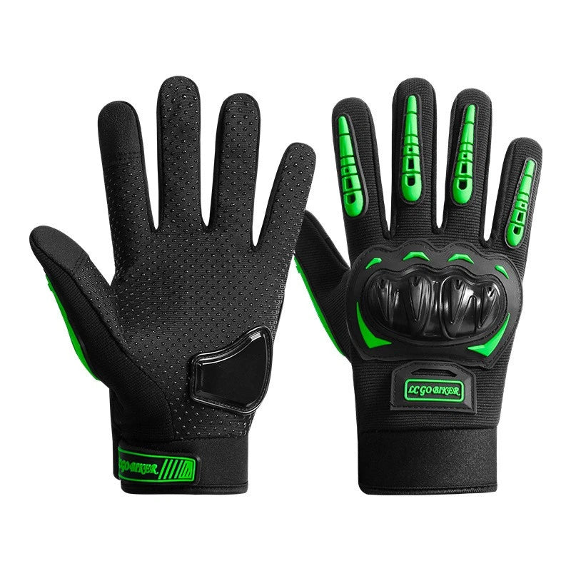 L-type cycling anti slip and wear-resistant touch screen protective gloves